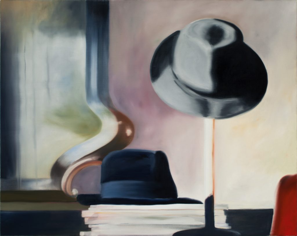 Richard-Max Tremblay, Deux chapeaux, 2011Huile sur toile,  77 x 97 cmCollection particulière© Richard-Max Tremblay